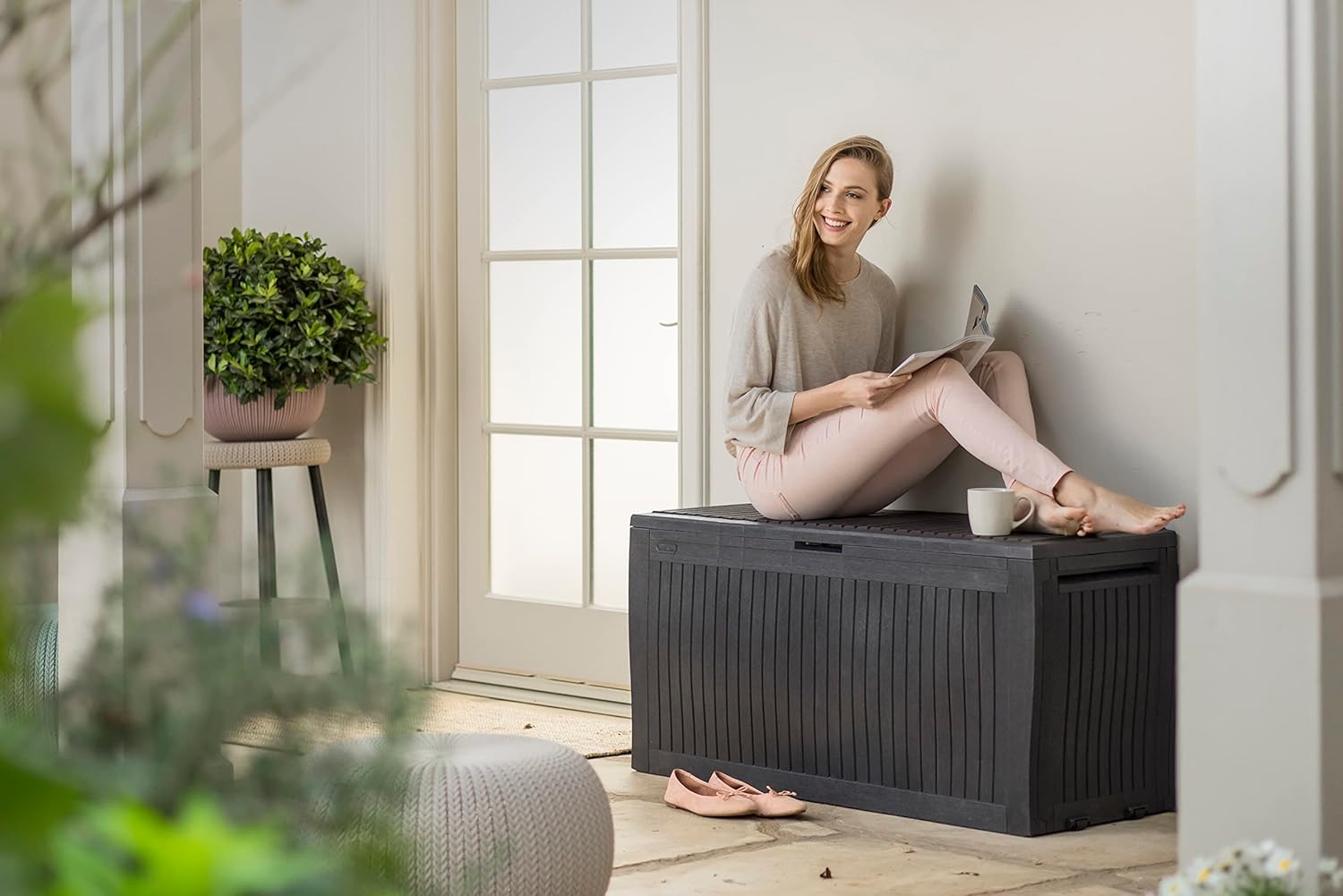 Cassettiera 270L con Finitura Effetto Legno