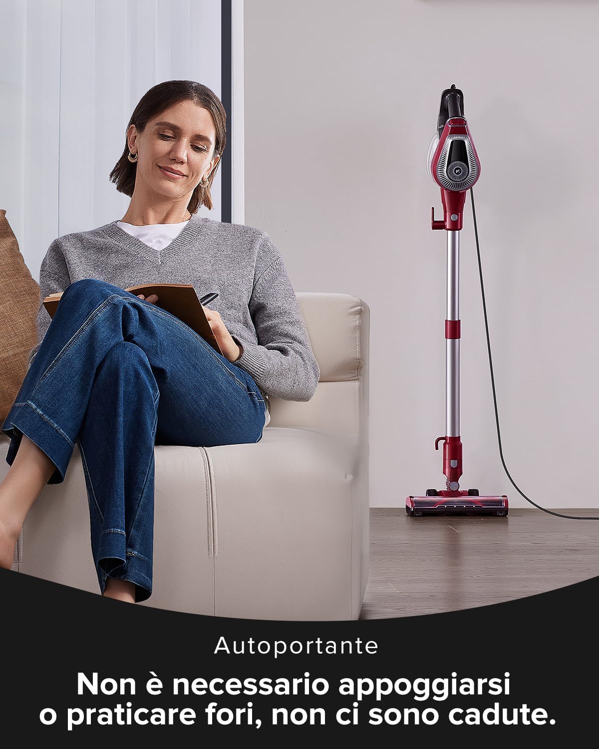Aspirapolvere 5 in 1 con Cavo 7m e LED