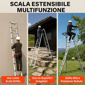 Scala Telescopica 5M in Alluminio