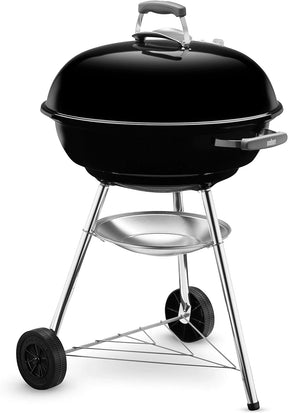 Barbecue con, griglia e coperchio, nero