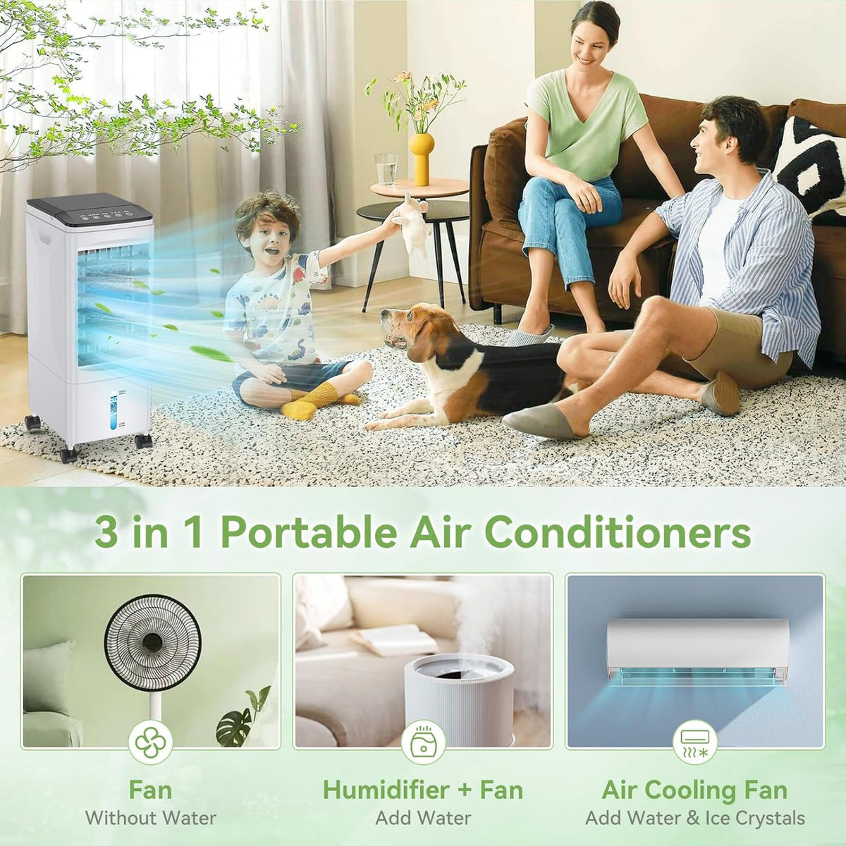 Condizionatore 3in1 5,5L Timer per Casa