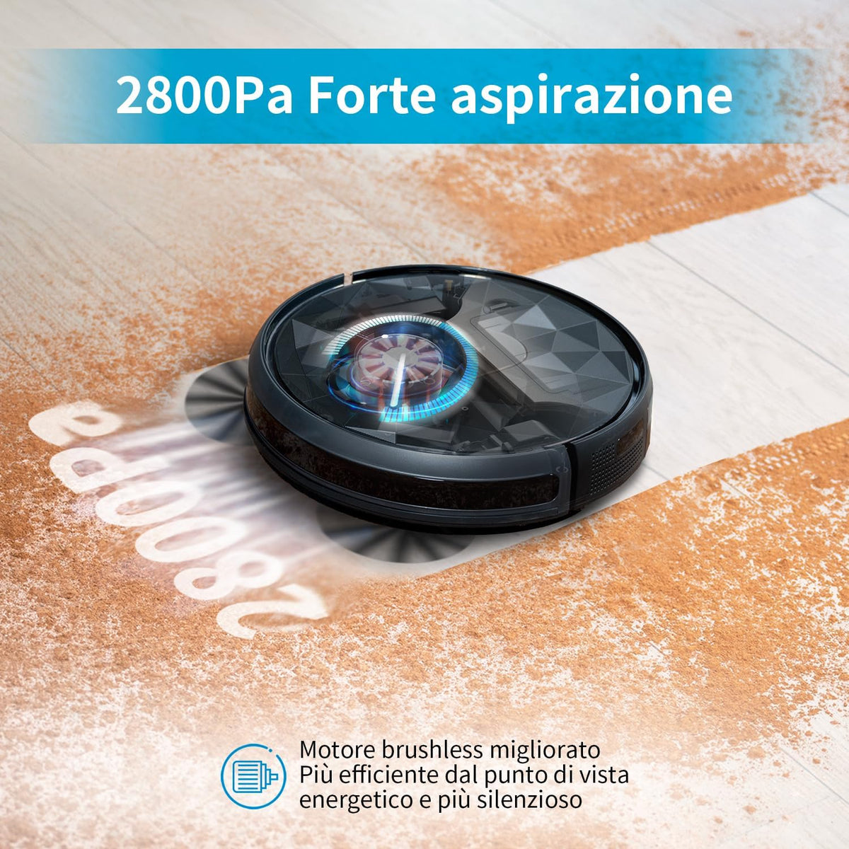 Aspirapolvere Robot 120 Min Silenzioso