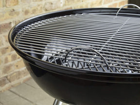Barbecue con, griglia e coperchio, nero
